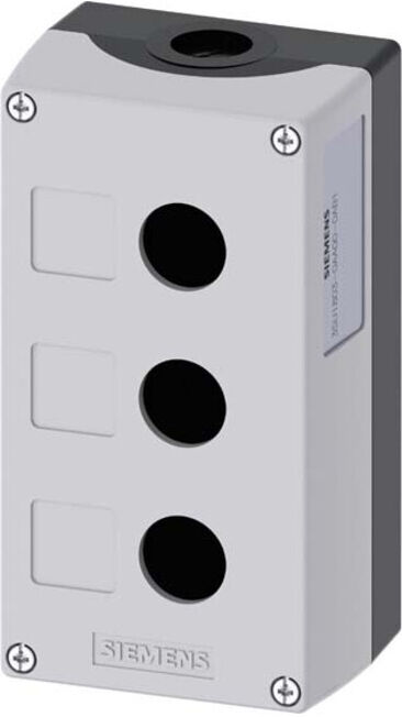 Siemens Indus.Sector Boîtier pour appareils de commande 22 mm, rond 3SU1803-0AA00-0AB1 (3SU18030AA000AB1)