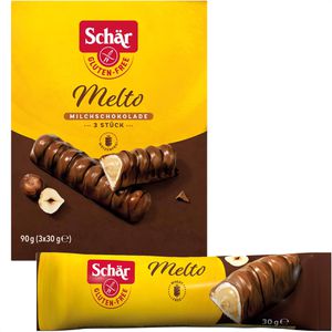 Schär Schokoriegel Melto, 90 g, je 30 g, 3 Riegel