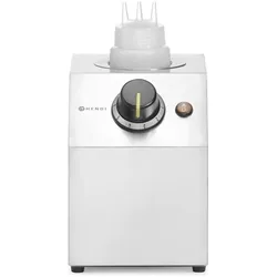 Hendi Saucenwärmer einzeln,, 0,65L, 220-240V/200W, 150x223x(H)282mm, Speisewärmer, Silber, Schwarz