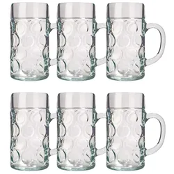 Bierglas 6er Set Biergläser ISAR 1 Liter