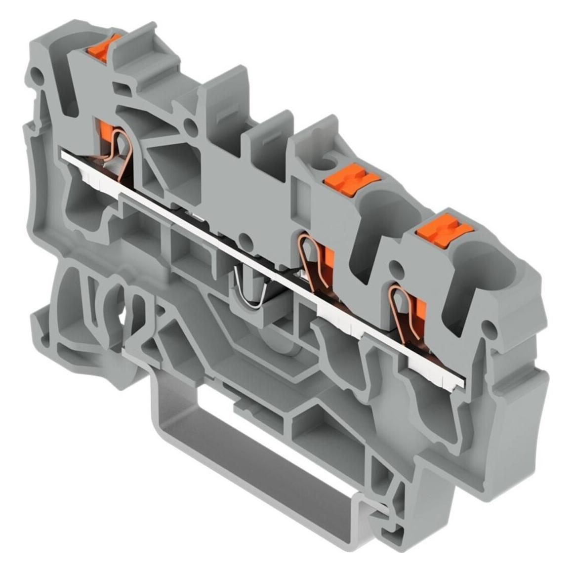 Wago Durchgangsklemme 5.20 mm Push- (2202-1301)