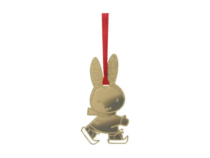 Pluto Design Suspension décorative de patinage Miffy Or