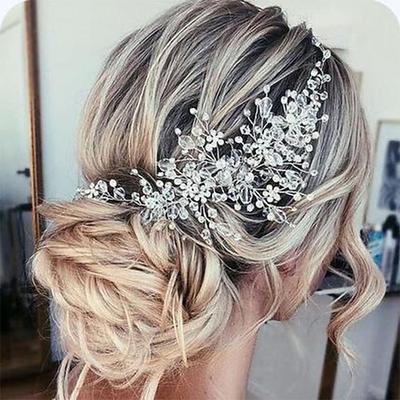 Kopfbedeckung Krystall Hochzeit Geburtstag Elegant Brautkleidung Mit Kristall Kopfschmuck Kopfbedeckung