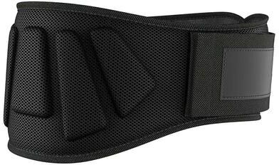Uplift Essentials Sports Fitness Weightlifting Waist Belt And Gym Lumbar Back Support black l