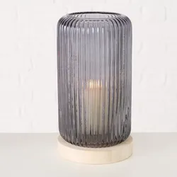 Windlicht Lidingo 24cm dunkelgrau