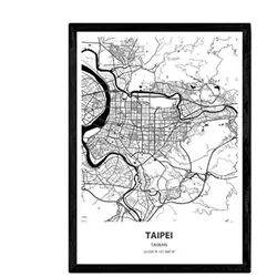 POSTER Taipeh - Taiwan A3 Rahmenlos