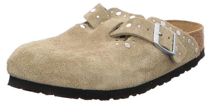 Birkenstock Damen Clogs Boston Rivet Border 42089-37, 42089-38, 42089-39, 42089-40, 42089-41, 42089-42 BIR-1030418 Taupe 41