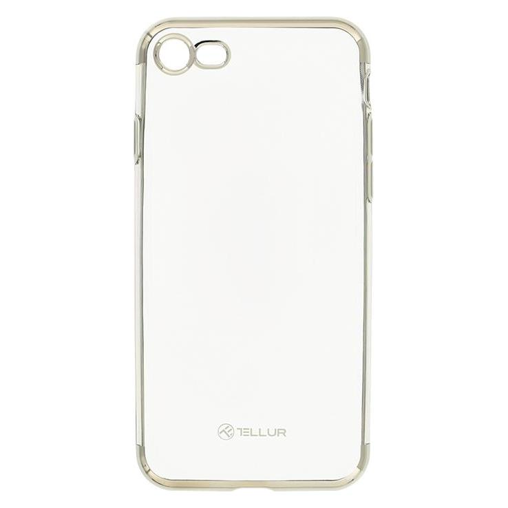 Tellur Cover Silicone Electroplated for iPhone 8 silver (Apple iPhone 8) (TLL121153)