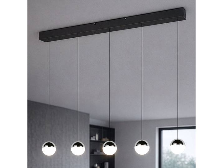 Pendelleuchte Senta Typ B 114 x 150 x 10cm Silber/Silber 5 Kunststoffart: Polycarbonat Material: Kunststoff LED-Platine