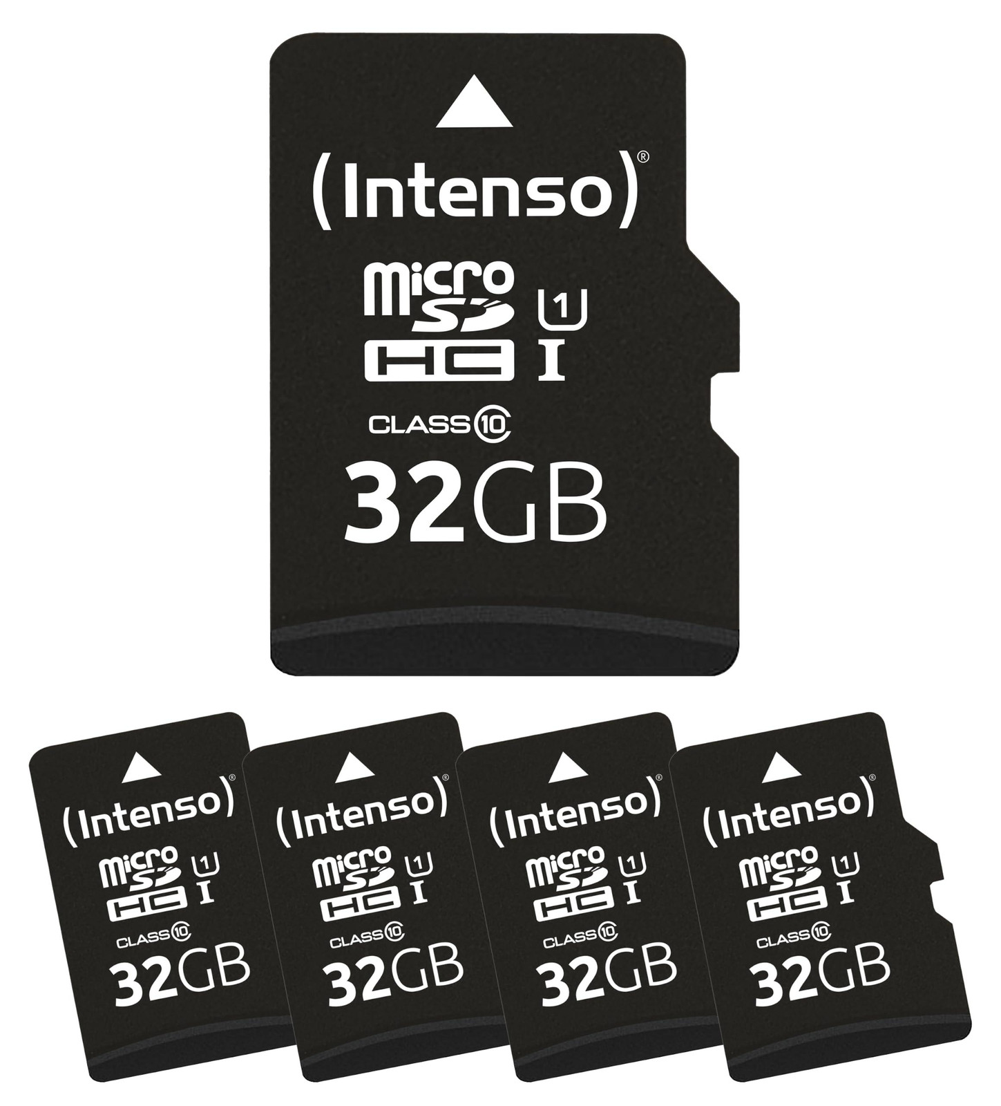 Intenso MicroSD-kaart UHS-I Premium multipack van 5x32 GB, MicroSDHC, Klasse 10, UHS-I