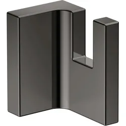 hansgrohe AXOR UNIVERSAL Rectangular Handtuchhaken, Metall, 42611330, Farbe: Polished Black Chrome