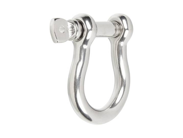Schäkel Geschweift Edelstahl 12 mm