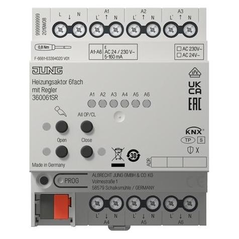 JUNG Heizungsaktor (Heizungsaktor) (360061SR)