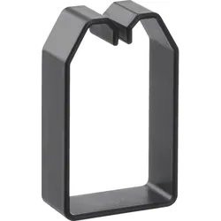 Hager LK750503 Klammer aus PVC zu Verdrahtungskanal LKG 75x50mm schwarz