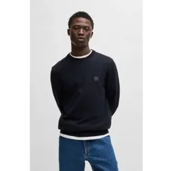BOSS für Herren. 50527583 Kanovano marineblauer Pullover (S), Lässig, Polyester
