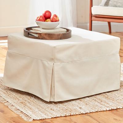 250 lbs. Weight Capacity Sleeper Ottoman by BrylaneHome in Natural Hidden Bed (350 lb. capacity)