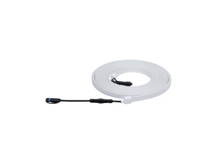 Paulmann 94191 Plug & Shine LED Außenleuchte Stripe incl. 1x31 Watt IP67 dimmbar Außenbereich Weiß Gartenleuchte Kunststoff 3000 K