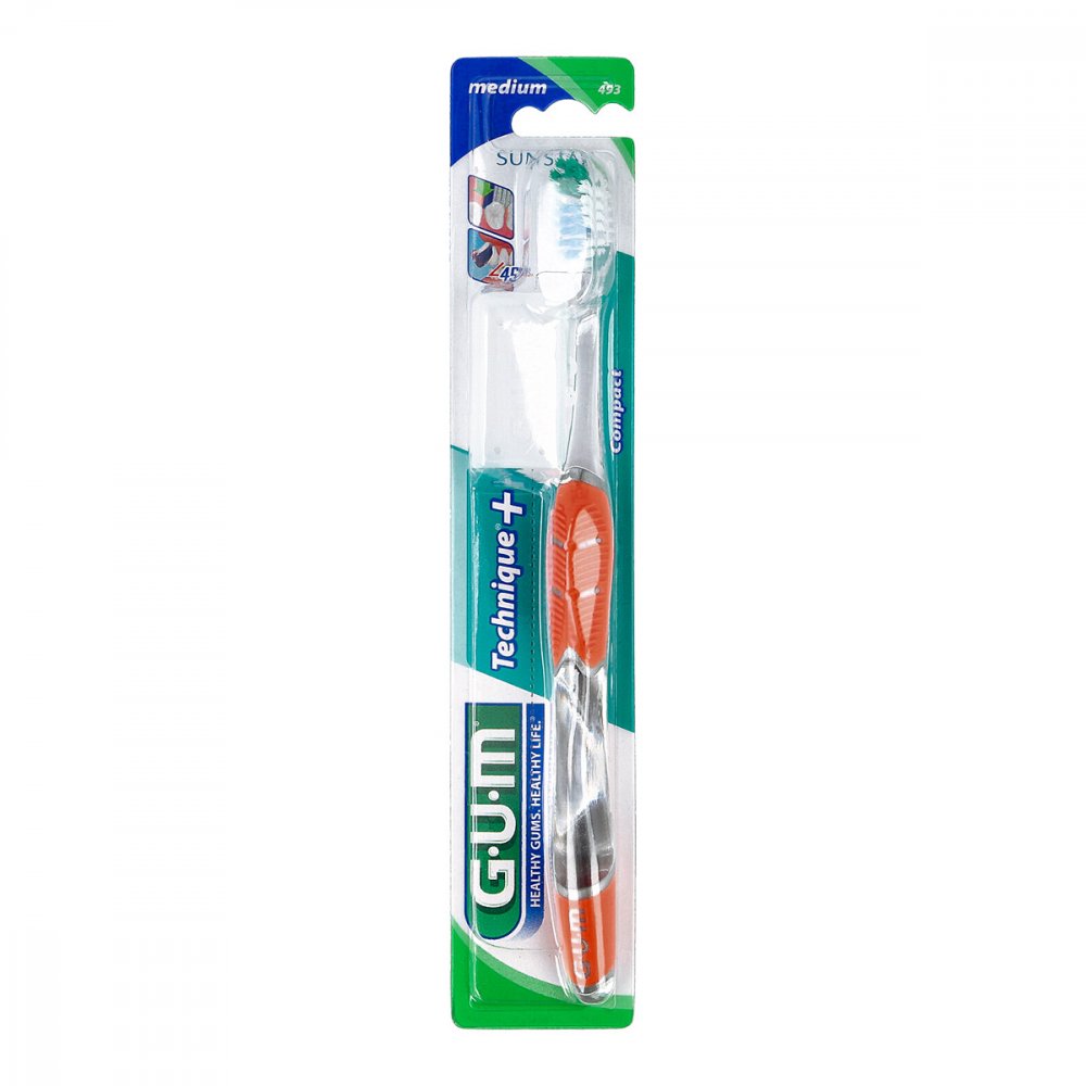 Sunstar Deutschland GmbH GUM Technique + Zahnbürste kompakt mittel Blister 03400349
