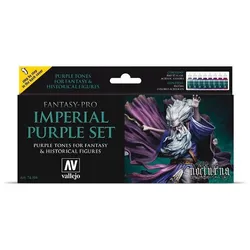 Vallejo Model Color Set: Fantasy-Pro Imperial Purple
