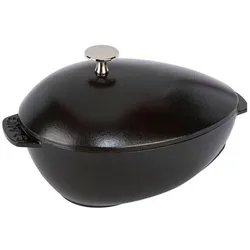 Staub Muscheltopf, Pfanne + Kochtopf, Schwarz