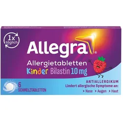 Allegra® Allergietabletten für Kinder – Schmelztabletten 6 St