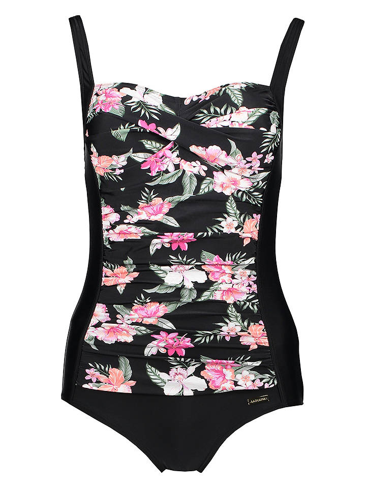 LASCANA Badeanzug in Schwarz - 42D-Cup