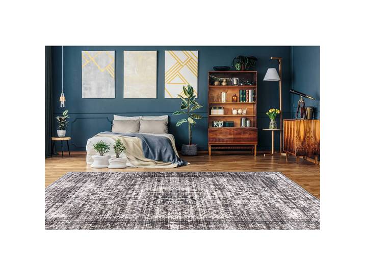 Tapis Saphira 500 Gris 80 x 150cm Tissu