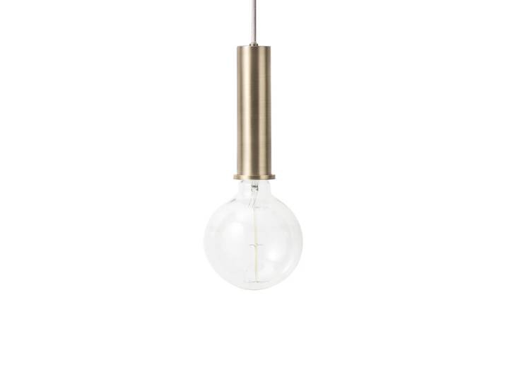 Ferm Living - Socket Pendelleuchte High, Messing