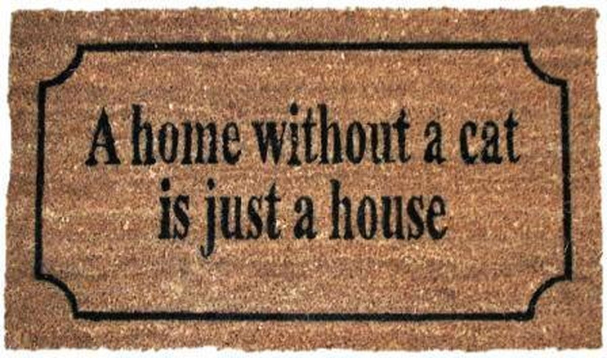 Deurmat A Home Without a Cat