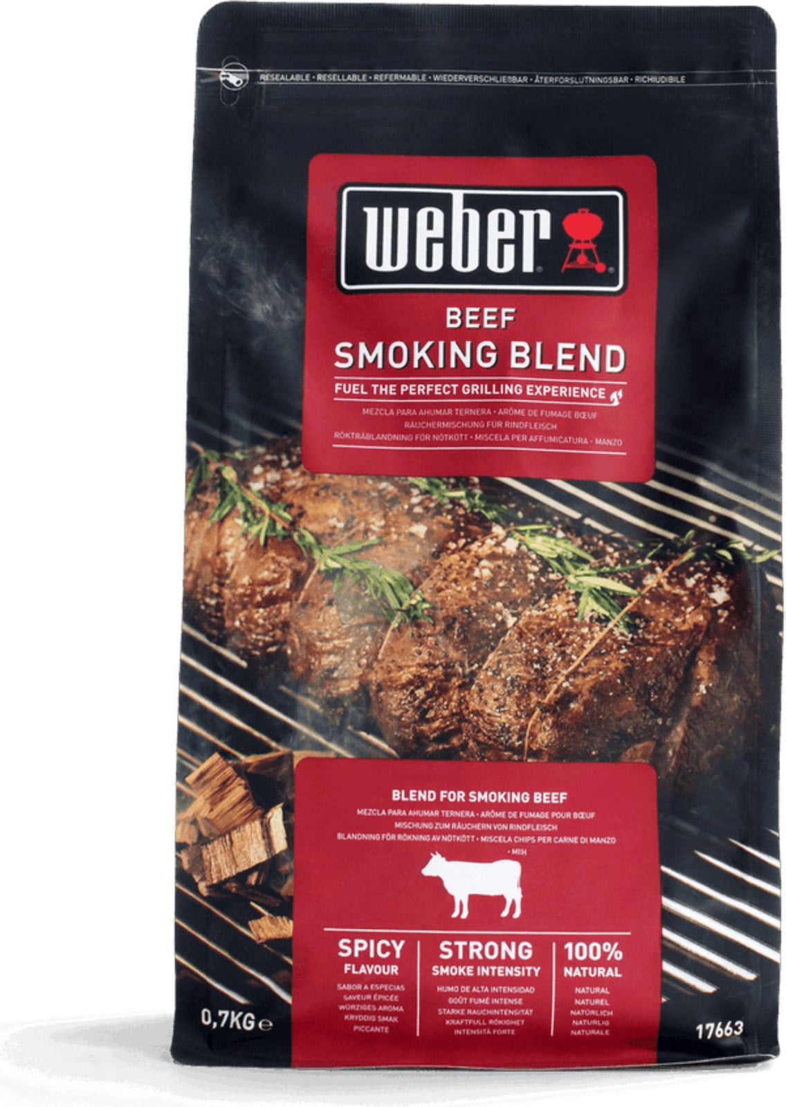 Weber Rookchips voor rundvlees, 700g