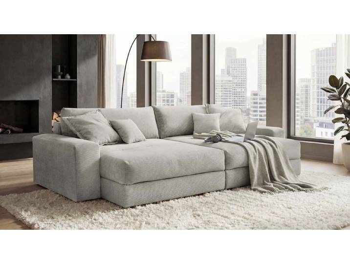 ED EXCITING DESIGN Ecksofa, Lose Rückenkissen