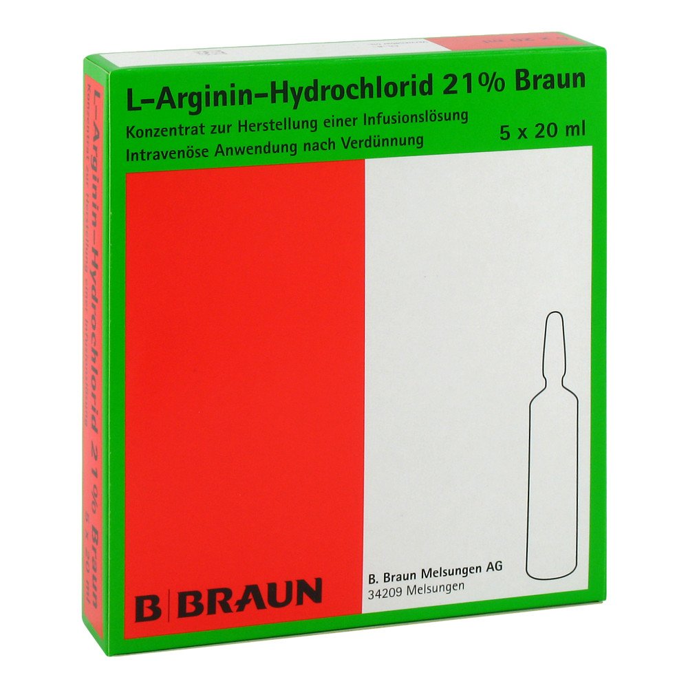 B. Braun Melsungen AG L-arginin-hydrochlorid 21% Elek.-konz.inf.-ls 09704010