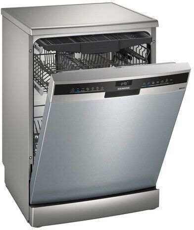 Siemens Lavavajillas 14 servicios, Bandeja Cubiertos , 60 cm - SN23EI03ME. Acero Inox