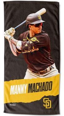MLB Player San Diego Padres Manny Machado Printed Beach Towel - 30x60