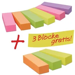 Post-it Notes Markers Markierstreifen-Set »Notes Marker Promotion« 50 x 15 mm gelb, 5x1.5 cm