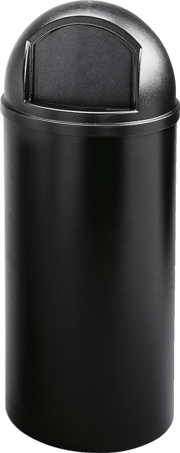 Rubbermaid Marshal 8160-88, 56,8 l, Rund, Schwarz, Manuell, FM, UV, 39,1 cm