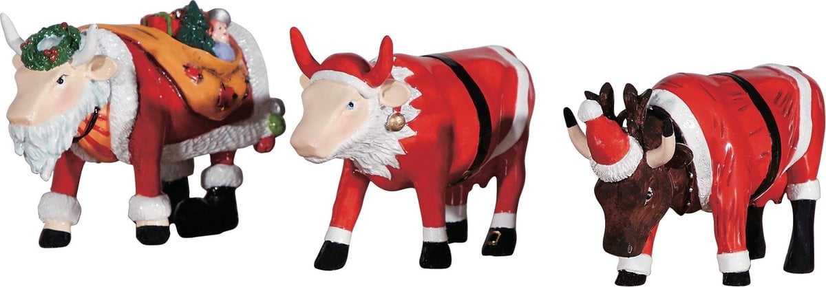 CowParade X-mas Collectables 3-pack voor volwassenen
