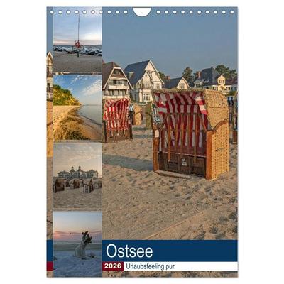 Ostsee. Urlaubsfeeling pur (Wandkalender 2026 DIN A4 hoch), CALVENDO Monatskalender