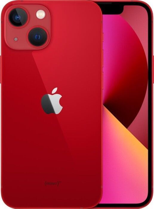 Apple iPhone 13 Mini   128 GB   Dual-SIM (eSIM, Nano-SIM)   rot - Refurbished