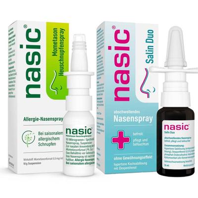 Nasic Mometason Heuschnupfenspray & Salin Duo Nasenspray 1 St