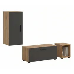 Tchibo - xonox Wohnwand »Only« - 75x34x34cm - schwarz -