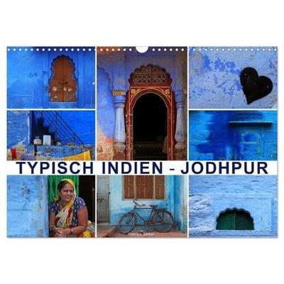 Typisch Indien - Jodhpur (Wandkalender 2027 DIN A3 quer), CALVENDO Monatskalender