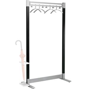 Kerkmann Garderobenständer Montana, 6552 schwarz, aus Metall, 170 x 100cm