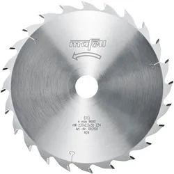 mafell Sägeblatt-HM 237 x 1,8/2,5 x 30 mm, Z 24, WZ, für Längs- und Querschnitte - 92591