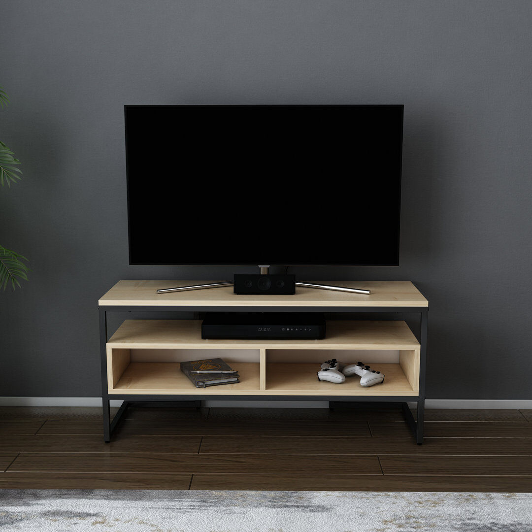 Etta Avenue Bedelia TV Stand for TVs up to 48" Black/Oak 48"