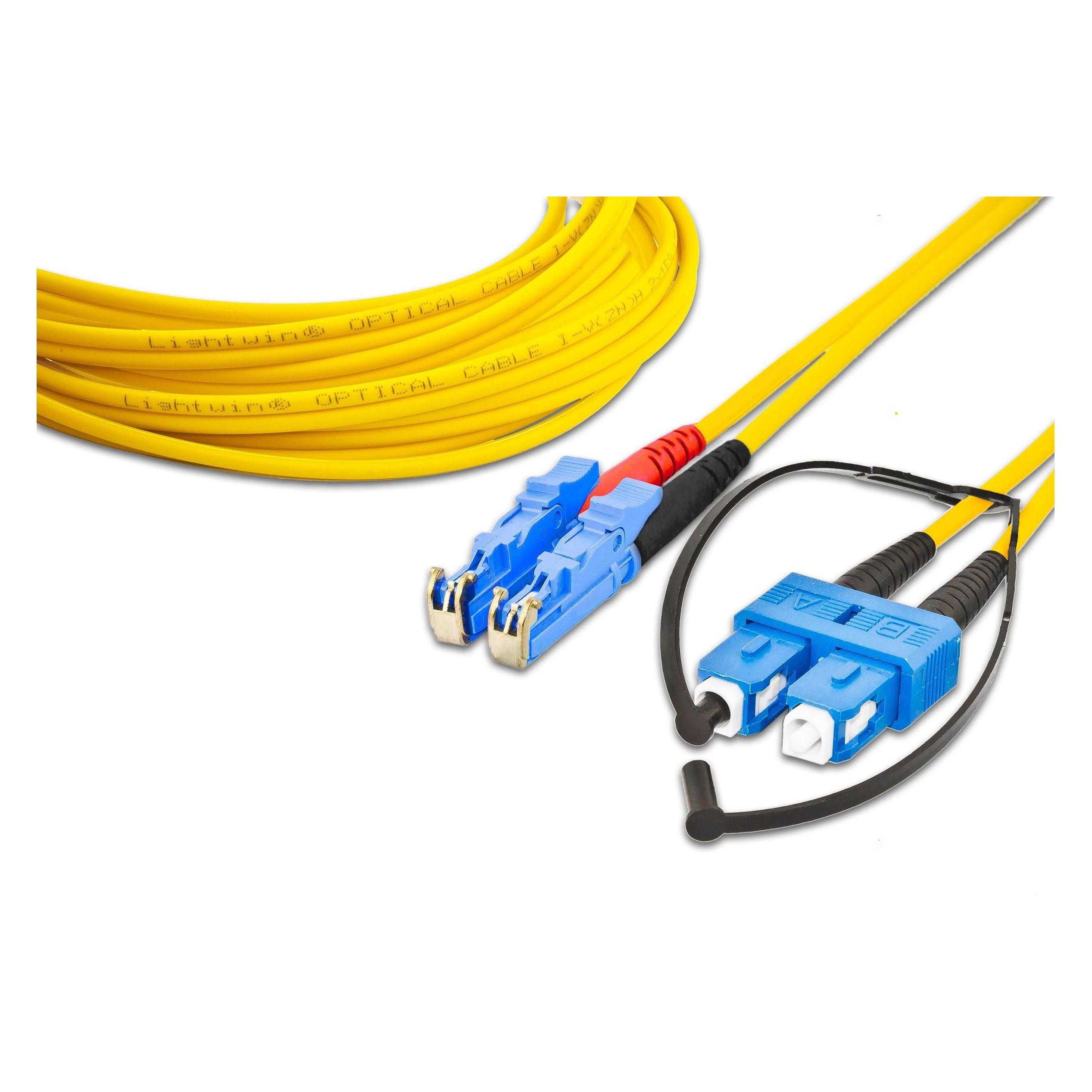 Lightwin LWL-Patchkabel LSH-SC, Singlemode, Duplex, 5m (5 m) (LDP-09 LSH-SC 5.0)