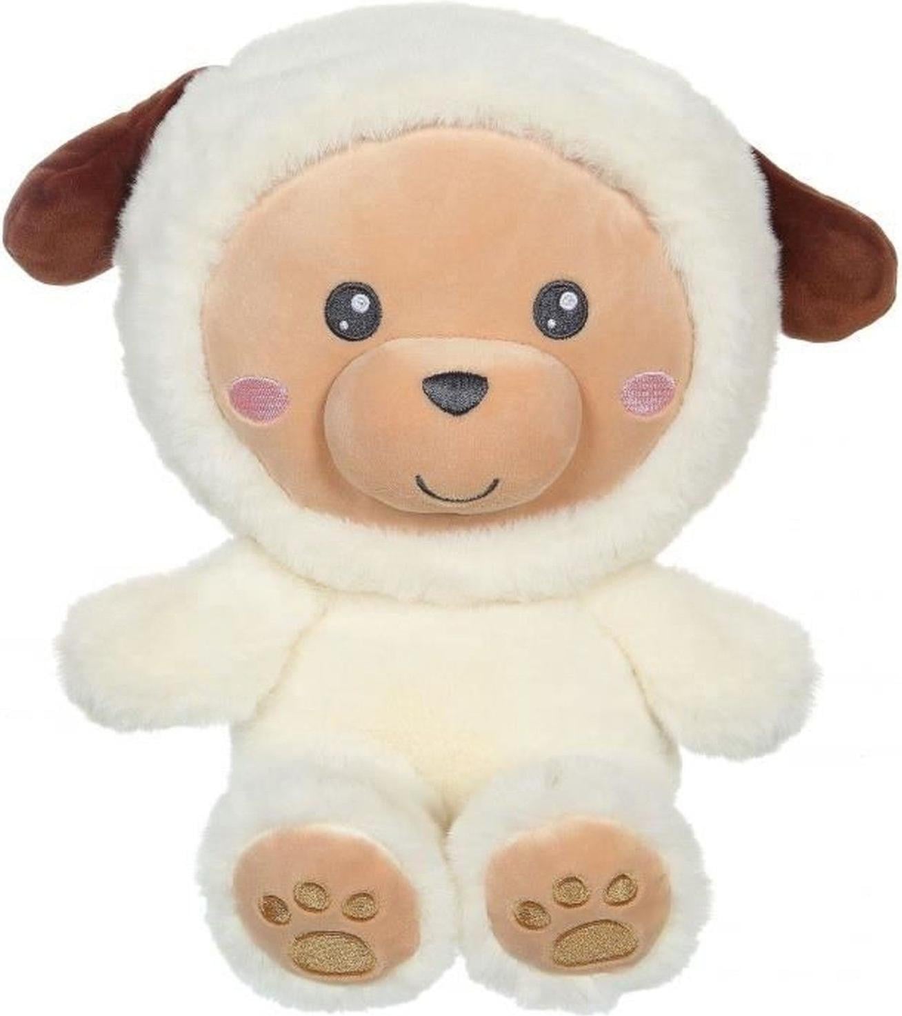 Gipsy Toys Hoody Pets Knuffel voor Honden - Cream - 24 cm