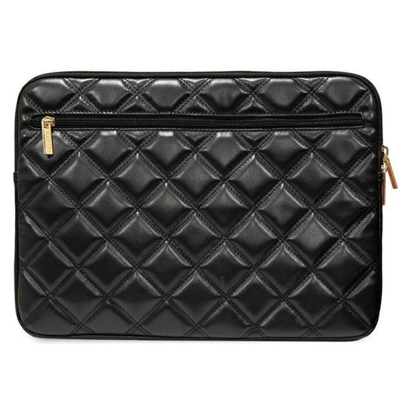 Guess Sleeve GUCS14ZPSQSSGK 14" czarny/black Quilted 4G (14") (1467198017)