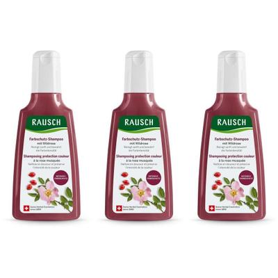 Rausch Farbschutz-Shampoo mit Wildrose x3 3x200 ml Shampoo