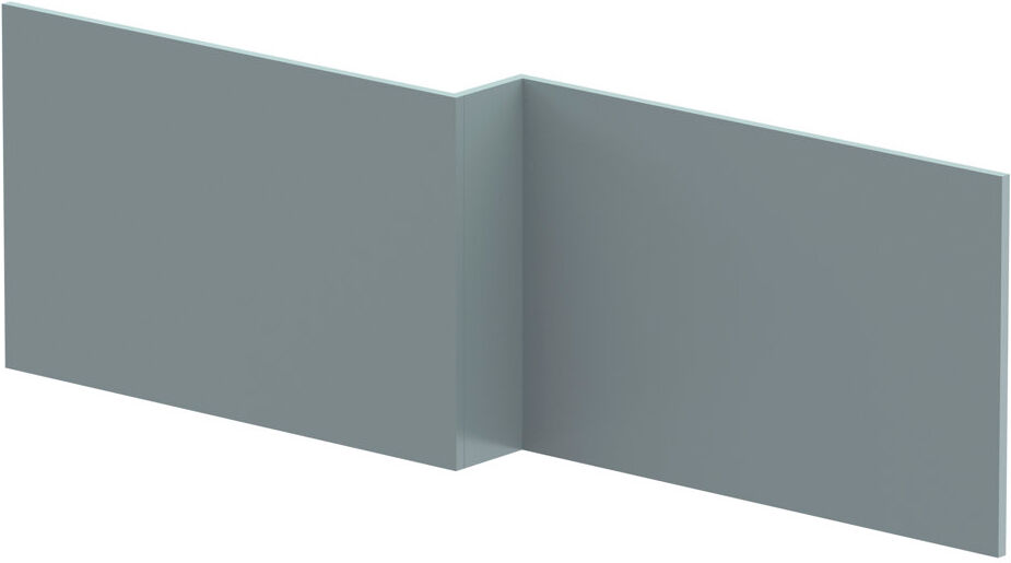 Nuie 1700Mm Shower Bath Front Panel Matt Coastal Grey